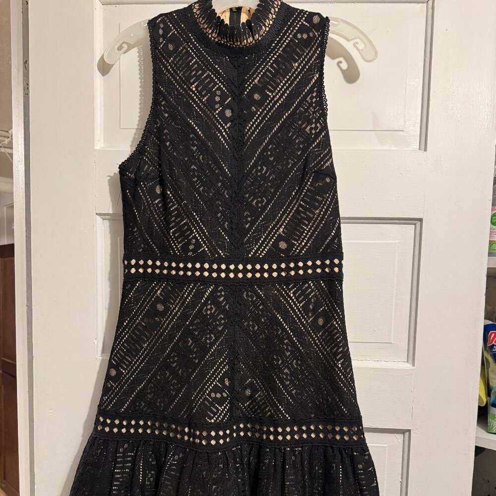 Halieec Black lace dress size small